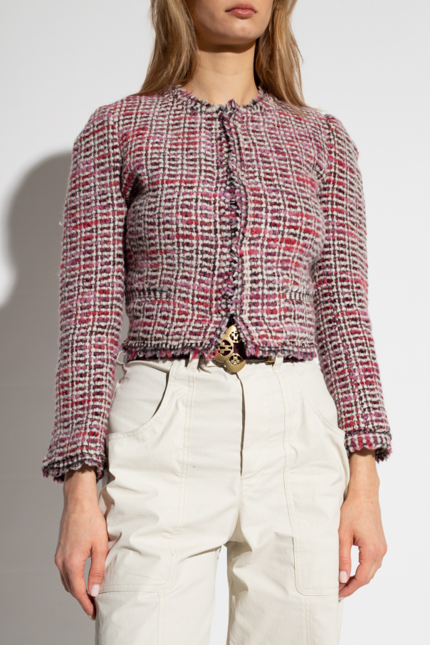 Pink 'Pully' tweed jacket Isabel Marant - Vitkac Canada